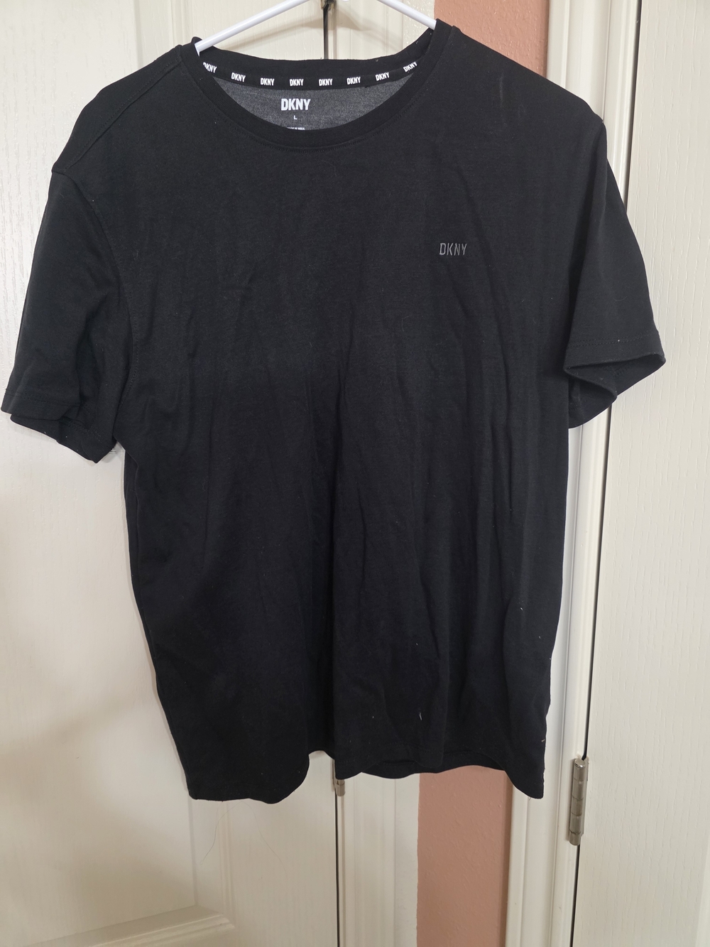 DKNY Black Short Sleeve Logo Tee
